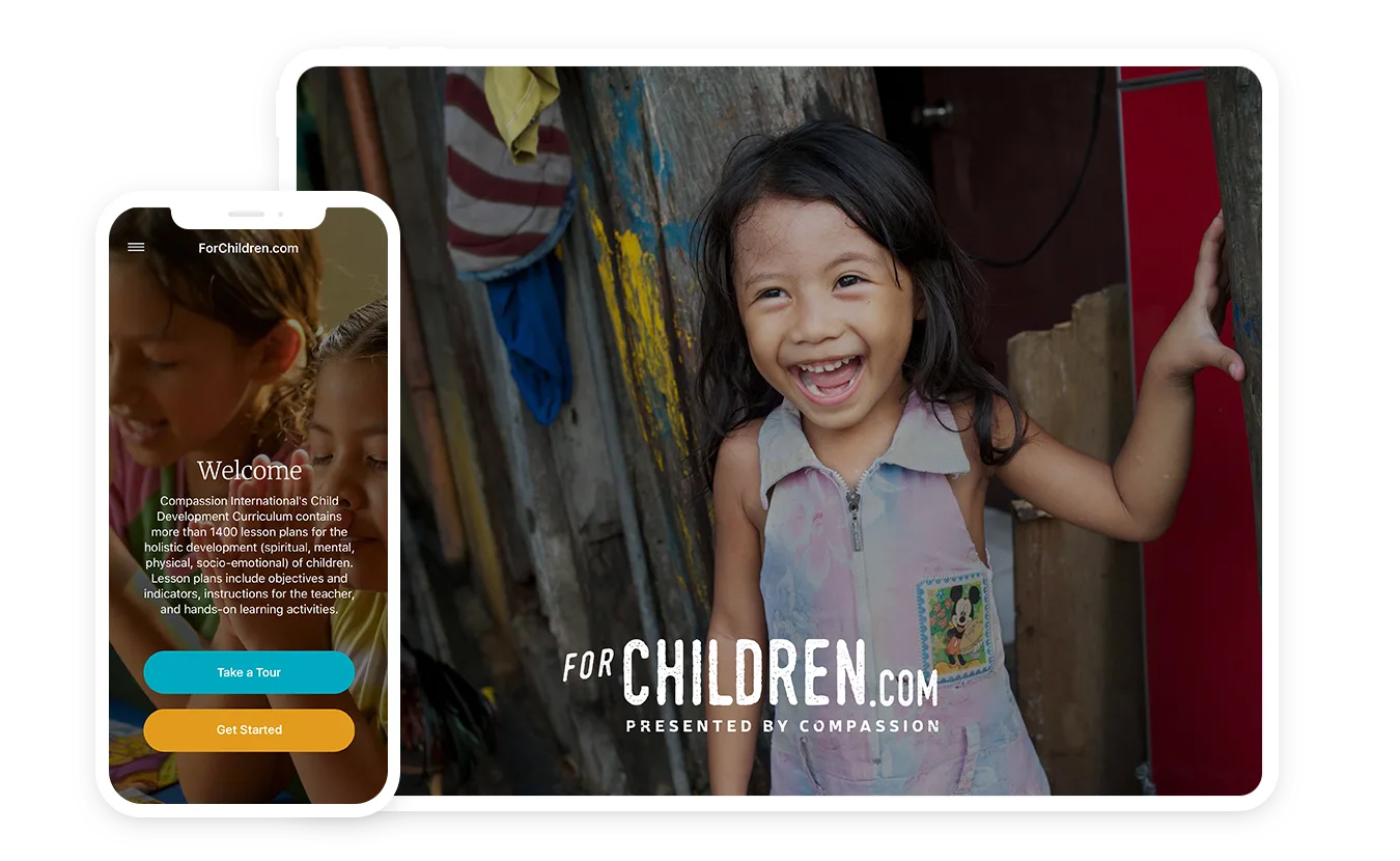 Compassion International Mobile Responsive Website and App Design and Development