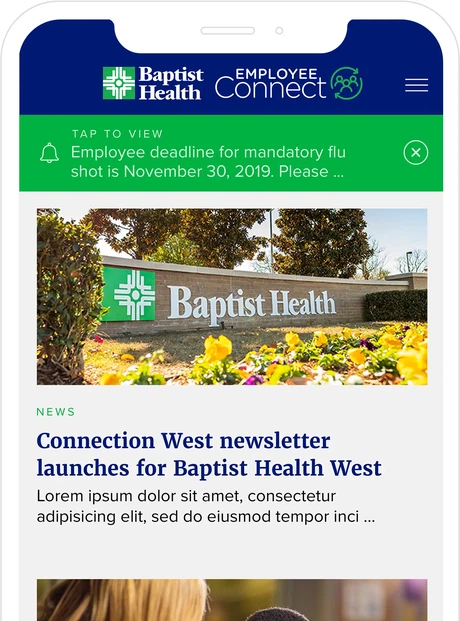 Baptist Health Employee Connect Mobile App